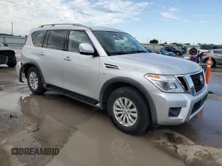 2018 Nissan Armada SL z VIN JN8AY2ND6J9058698, wystawiony jako Copart lot #53836475 z przebiegiem 147 336 mil mil oraz Szkody całkowita. Historia ofert i sprzedaży dostępna na DreamBid. Obrazek 4.