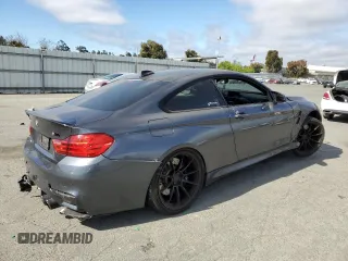 2015 BMW M4 with VIN WBS3R9C5XFF708690, listed as a Copart auction lot 54951254 with 42,105 mi miles and Salvage Title. Bid and sale history available at carsss.com. Image 3.