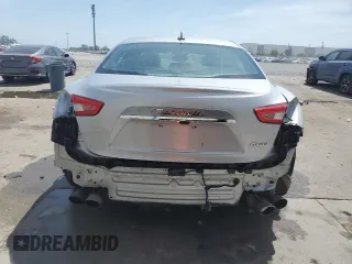 2018 Maserati Ghibli with VIN ZAM57XSL8J1268626, listed as a Copart auction lot 53463005 with 49,616 mi miles and Salvage Title. Bid and sale history available at carsss.com. Image 6.
