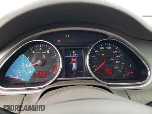 2009 Audi Q7 with VIN WA1AY74L89D030650, listed as a Copart auction lot 44715015 with 175,533 mi miles and Salvage Title. Bid and sale history available at carsss.com. Image 9.