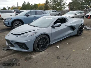 2024 Chevrolet Corvette 2LT with VIN 1G1YB3D41R5115372, listed as a Copart auction lot 76112174 with 2,425 mi miles and Salvage Title. Bid and sale history available at carsss.com. Image 1.