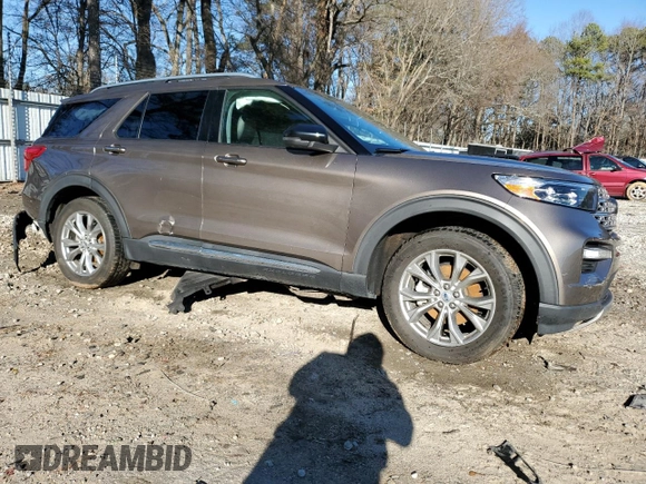 2021 Ford Explorer Limited with VIN 1FMSK7FH9MGB03340, listed as a Copart auction lot 45393915 with 67,131 mi miles and Salvage Title. Bid and sale history available at carsss.com. Image 4.