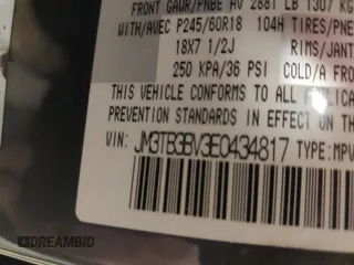 2014 Mazda CX-9 Sport with VIN JM3TB3BV3E0434817, listed as a IAAI auction lot 41394036 with 157,304 mi miles. Bid and sale history available at carsss.com. Image 9.