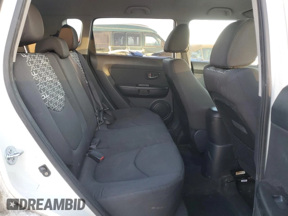 2011 Kia Soul + with VIN KNDJT2A25B7301655, listed as a Copart auction lot 46805455 with 185,848 mi miles and Salvage Title. Bid and sale history available at carsss.com. Image 10.