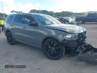 2020 Dodge Durango GT with VIN 1C4RDHDG3LC223220, listed as a IAAI auction lot 41565955 with 39,331 mi miles and . Bid and sale history available at DreamBid. Image 1.