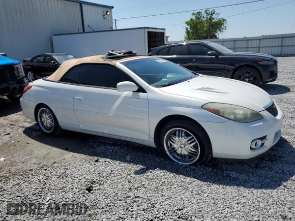 2007 Toyota Solara SE with VIN 4T1FA38P57U109756, listed as a Copart auction lot 52025605 with 203,845 mi miles and Salvage Title. Bid and sale history available at carsss.com. Image 4.