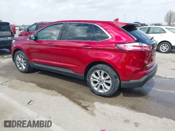 2019 Ford Edge Titanium with VIN 2FMPK4K95KBC76005, listed as a IAAI auction lot 41827772 with 39,476 mi miles. Bid and sale history available at carsss.com. Image 3.