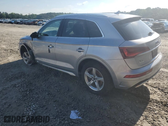 2023 Audi Q5 Premium с VIN WA1ABAFY2P2048917, выставлен на аукционе Copart как лот 56557675 с пробегом 59 113 миль миль и Списание • Salvage title. История ставок и продаж доступна на DreamBid. Изображение 2.