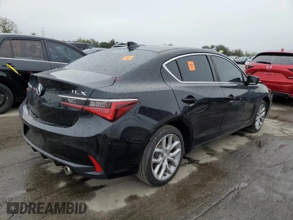 2022 Acura ILX with VIN 19UDE2F36NA000524, listed as a Copart auction lot 68794552 with Not Provided miles. Bid and sale history available at carsss.com. Image 3.