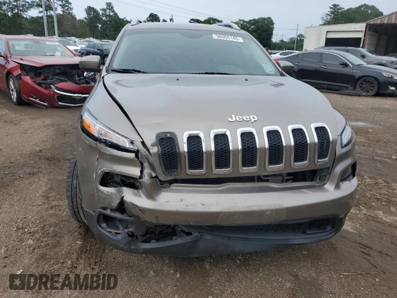 2018 Jeep Cherokee Latitude Plus with VIN 1C4PJLLB4JD605417, listed as a Copart auction lot 58005145 with 176,231 mi miles and Salvage title. Bid and sale history available at DreamBid. Image 5.