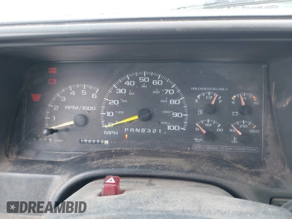 1998 Chevrolet Silverado 1500 with VIN 1GCEK14R4WE242624, listed as a IAAI auction lot 41451698 with 168,569 mi miles and . Bid and sale history available at DreamBid. Image 7.