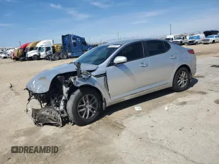 2013 Kia Optima LX z VIN KNAGM4A76D5413925, wystawiony jako Copart lot #50239015 z przebiegiem Nie podano mil oraz Szkoda całkowita • Salvage title. Historia ofert i sprzedaży dostępna na DreamBid. Obrazek 1.