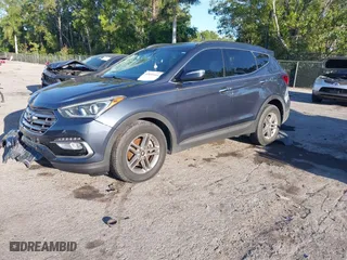 2017 Hyundai Santa Fe Sport 2.4L with VIN 5NMZU3LB8HH015643, listed as a IAAI auction lot 41855144 with 85,059 mi miles. Bid and sale history available at carsss.com. Image 17.