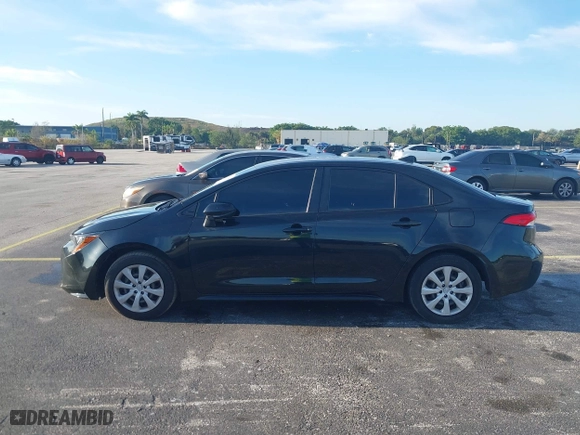 2022 Toyota Corolla LE with VIN JTDEPMAE1NJ206769, listed as a IAAI auction lot 41875080 with 37,576 mi miles. Bid and sale history available at carsss.com. Image 14.