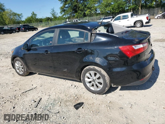 2017 Kia Rio EX with VIN KNADN4A3XH6086281, listed as a Copart auction lot 63582924 with 87,566 mi miles and Salvage Title. Bid and sale history available at carsss.com. Image 2.