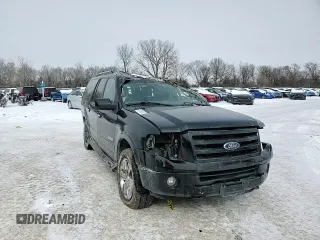2008 Ford Expedition EL Limited with VIN 1FMFK20598LA14075, listed as a Copart auction lot 45740625 with 257,099 mi miles and Salvage Title. Bid and sale history available at carsss.com. Image 12.