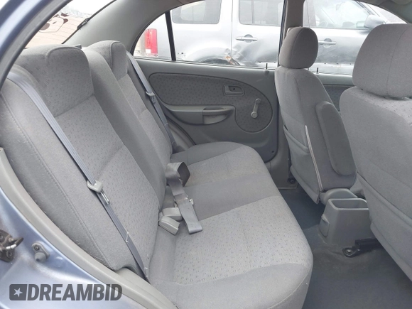 2003 Kia Rio with VIN KNADC125736236506, listed as a IAAI auction lot 41467649 with 109,975 mi miles. Bid and sale history available at carsss.com. Image 8.