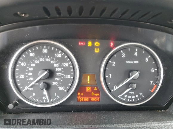 2012 BMW X5 35i с VIN 5UXZV4C5XCL749123, выставлен на аукционе Copart как лот 65259585 с пробегом 124 193 миль миль и Чистый • Clean title. История ставок и продаж доступна на DreamBid. Изображение 9.