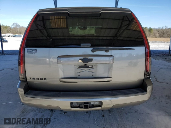 2008 Chevrolet Tahoe LS с VIN 1GNFC13C68R257689, выставлен на аукционе Copart как лот 44227605 с пробегом 194 458 миль миль и Списание • Salvage title. История ставок и продаж доступна на DreamBid. Изображение 6.