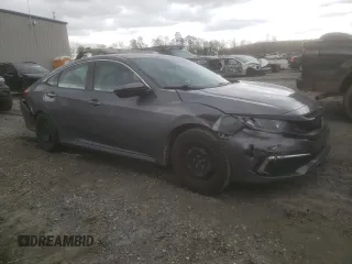 2019 Honda Civic Sedan LX with VIN 19XFC2F68KE027773, listed as a Copart auction lot 46842345 with 140,519 mi miles and Salvage Title. Bid and sale history available at carsss.com. Image 4.