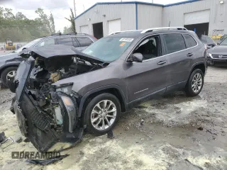 2020 Jeep Cherokee Latitude Plus with VIN 1C4PJLLB2LD528551, listed as a Copart auction lot 53190595 with 89,188 mi miles and Salvage title. Bid and sale history available at DreamBid. Image 1.