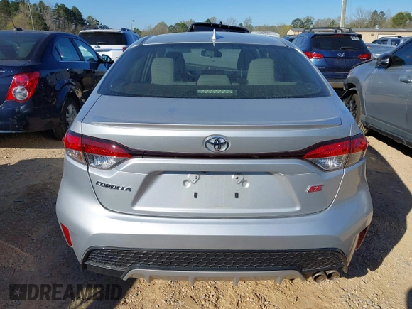 2022 Toyota Corolla SE with VIN JTDS4MCE9N3509473, listed as a IAAI auction lot 41870103 with 39,484 mi miles. Bid and sale history available at carsss.com. Image 17.