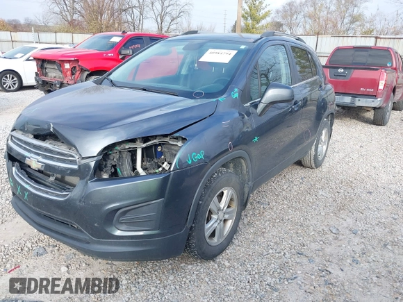 2016 Chevrolet Trax LT with VIN 3GNCJPSB2GL164579, listed as a IAAI auction lot 40984794 with 114,717 mi miles. Bid and sale history available at carsss.com. Image 18.