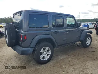 2021 Jeep Wrangler Unlimited Sport S с VIN 1C4HJXDG8MW836142, выставлен на аукционе Copart как лот 52791025 с пробегом 47 255 миль миль и Чистый • Clean title. История ставок и продаж доступна на DreamBid. Изображение 3.