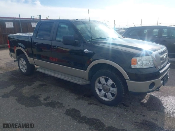 2007 Ford F-150 XLT with VIN 1FTPW14VX7KC01119, listed as a IAAI auction lot 41950449 with 160,594 mi miles. Bid and sale history available at carsss.com. Image 1.