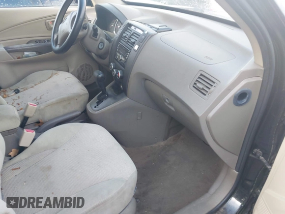 2008 Hyundai Tucson GLS with VIN KM8JM12B68U874995, listed as a IAAI auction lot 42164401 with 1 mi miles. Bid and sale history available at carsss.com. Image 5.