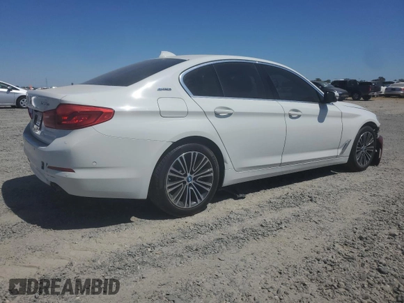 2019 BMW 5 Series 530e with VIN WBAJA9C57KB254080, listed as a Copart auction lot 63315805 with 15,492 mi miles and Clean title. Bid and sale history available at DreamBid. Image 3.