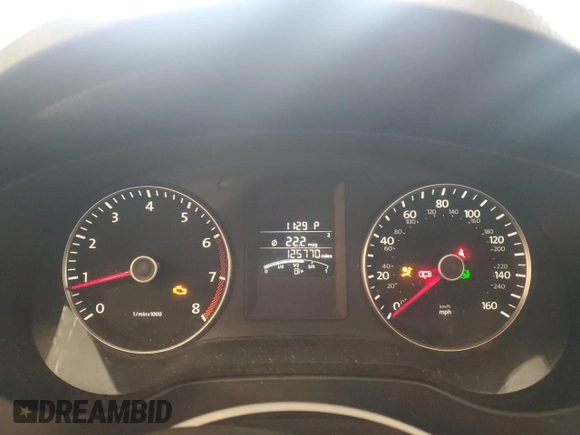 2013 Volkswagen Jetta SE with VIN 3VWDX7AJ7DM258142, listed as a Copart auction lot 61246195 with 125,770 mi miles and Non repairable. Bid and sale history available at DreamBid. Image 9.
