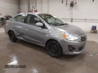 2017 Mitsubishi Mirage G4 ES with VIN ML32F3FJ2HH001806, listed as a IAAI auction lot 41742107 with 122,951 mi miles. Bid and sale history available at carsss.com. Image 1.