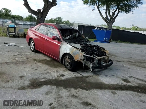 2008 Subaru Impreza Sedan (Natl) i w/Premium Pkg with VIN JF1GE61658H503130, listed as a Copart auction lot 53175745 with 0 mi miles and Salvage Title. Bid and sale history available at carsss.com. Image 11.