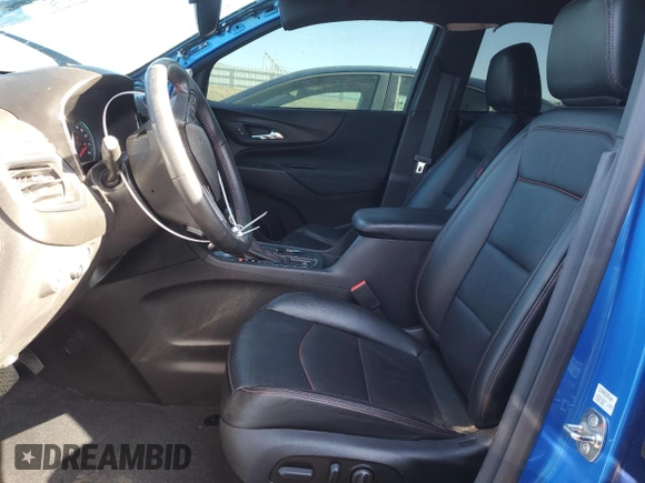 2024 Chevrolet Equinox RS with VIN 3GNAXMEG9RS161649, listed as a Copart auction lot 51132025 with 65,233 mi miles and Salvage Title. Bid and sale history available at DreamBid. Image 7.