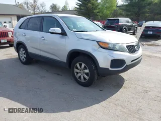 2011 Kia Sorento LX with VIN 5XYKT3A12BG160242, listed as a IAAI auction lot 42220874 with 142,298 mi miles and . Bid and sale history available at carsss.com. Image 1.