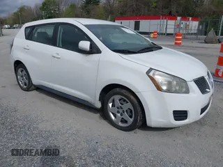 2009 Pontiac Vibe w/1SA with VIN 5Y2SP67879Z448067, listed as a IAAI auction lot 42077553 with 174,648 mi miles. Bid and sale history available at carsss.com. Image 1.