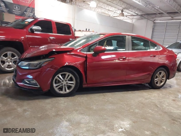 2017 Chevrolet Cruze LT with VIN 1G1BE5SM4H7169750, listed as a IAAI auction lot 41406132 with NaN miles. Bid and sale history available at carsss.com. Image 14.