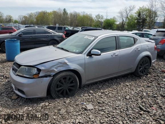 2014 Dodge Avenger SXT z VIN 1C3CDZCG6EN131544, wystawiony jako Copart lot #53955425 z przebiegiem 118 977 mil mil oraz Szkoda całkowita • Salvage title. Historia ofert i sprzedaży dostępna na DreamBid. Obrazek 1.
