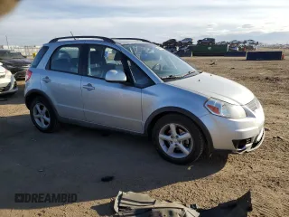 2009 Suzuki SX4 with VIN JS2YB413895103329, listed as a Copart auction lot 44435185 with 77,923 mi miles and Salvage Title. Bid and sale history available at carsss.com. Image 4.