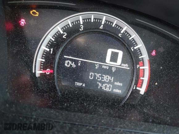 2018 Honda Civic LX with VIN 2HGFC2F53JH560402, listed as a IAAI auction lot 42152391 with 75,384 mi miles and . Bid and sale history available at DreamBid. Image 15.