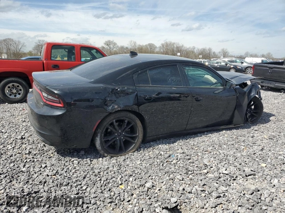 2018 Dodge Charger SXT Plus with VIN 2C3CDXHG2JH329120, listed as a Copart auction lot 49746455 with 106,182 mi miles and Salvage Title. Bid and sale history available at carsss.com. Image 3.