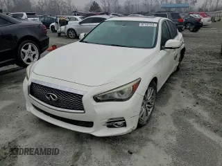 2014 Infiniti Q50 z VIN JN1BV7AP7EM683266, wystawiony jako Copart lot #87167454 z przebiegiem 120 125 mil mil oraz Szkoda całkowita • Salvage title. Historia ofert i sprzedaży dostępna na DreamBid. Obrazek 11.