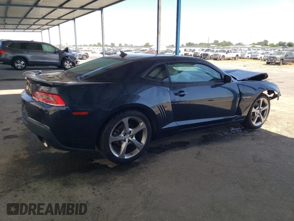 2014 Chevrolet Camaro LT z VIN 2G1FC1E37E9131877, wystawiony jako Copart lot #56491715 z przebiegiem 94 340 mil mil oraz Czysty tytuł • Clean title. Historia ofert i sprzedaży dostępna na DreamBid. Obrazek 3.