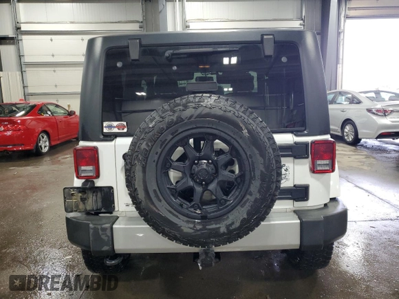2015 Jeep Wrangler Sahara с VIN 1C4AJWBG5FL678426, выставлен на аукционе Copart как лот 44927095 с пробегом 105 966 миль миль и Списание • Salvage title. История ставок и продаж доступна на DreamBid. Изображение 6.