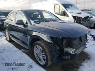 2018 Audi Q5 Premium Plus with VIN WA1BNAFY2J2010039, listed as a Copart auction lot 38056243 with 69,455 mi miles. Bid and sale history available at carsss.com. Image 4.
