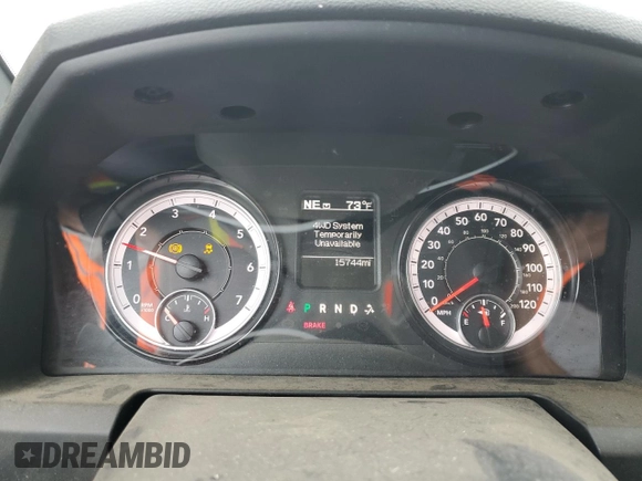 2023 Ram 1500 Warlock z VIN 1C6RR7GG8PS529534, wystawiony jako Copart lot #72782394 z przebiegiem 15 744 mil mil oraz Szkoda całkowita • Salvage title. Historia ofert i sprzedaży dostępna na DreamBid. Obrazek 9.