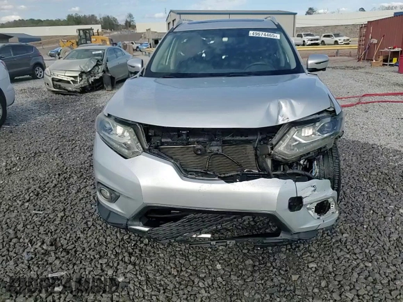 2016 Nissan Rogue SV with VIN 5N1AT2MT7GC813769, listed as a Copart auction lot 49674465 with 130,693 mi miles and Salvage Title. Bid and sale history available at carsss.com. Image 15.