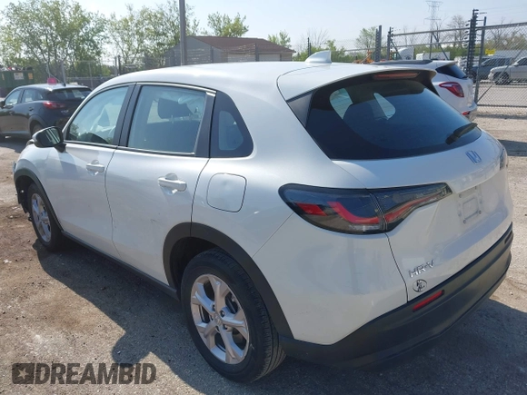 2024 Honda HR-V LX with VIN 3CZRZ2H33RM760273, listed as a IAAI auction lot 42275649 with 22,478 mi miles and . Bid and sale history available at DreamBid. Image 3.