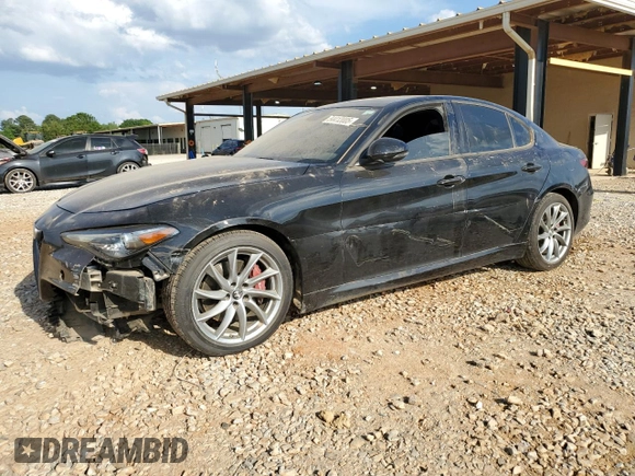 2022 Alfa Romeo Giulia with VIN ZARFAMAN2N7660313, listed as a Copart auction lot 54412005 with 31,238 mi miles and Salvage title. Bid and sale history available at DreamBid. Image 1.